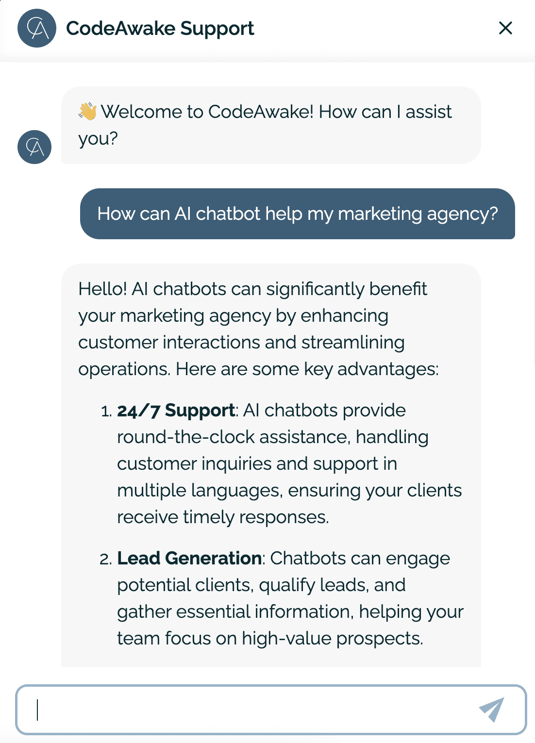 Chatbot de atención al cliente